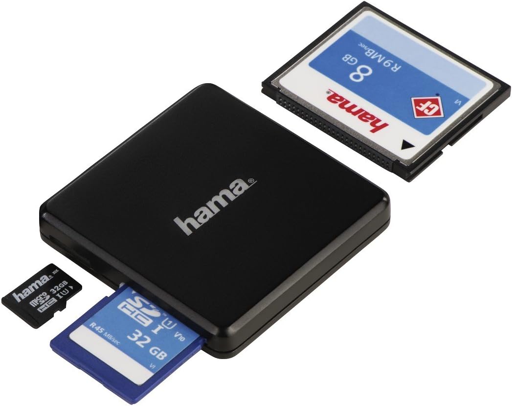 Hama Card Reader 35-in-1 Black multi USB 3.0