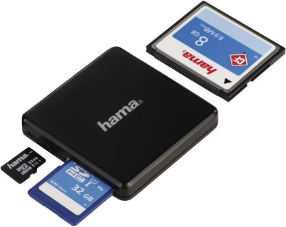 Hama Card Reader 35-in-1 Black multi USB 3.0