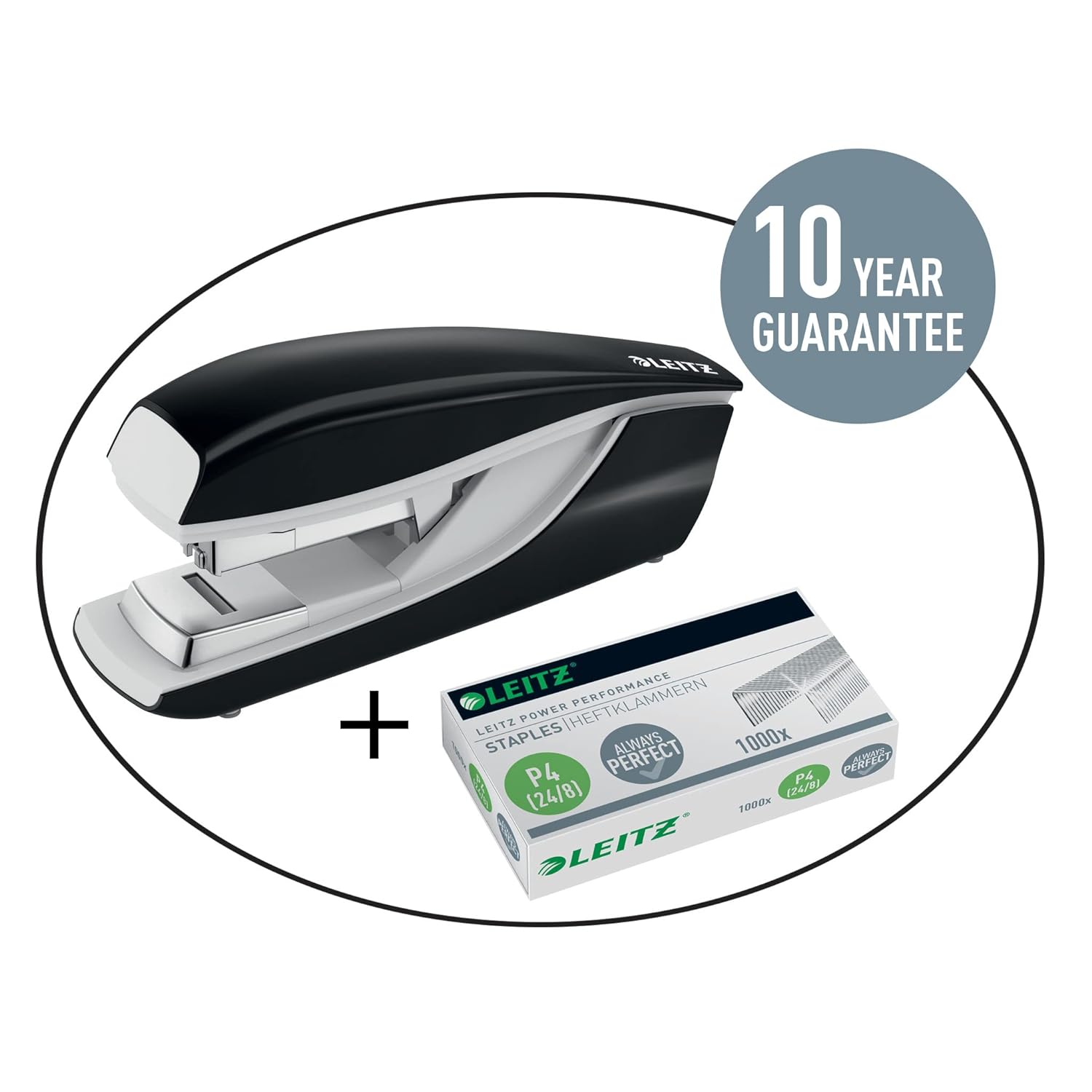 Leitz Staples Zinc-Plated, 24/8mm, 1000pc. , stainless steel