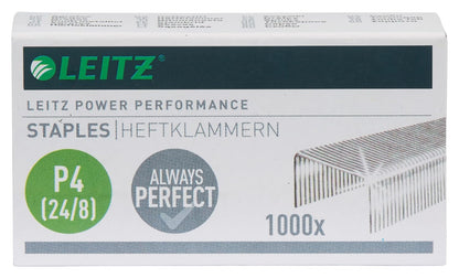 Leitz Staples Zinc-Plated, 24/8mm, 1000pc. , stainless steel