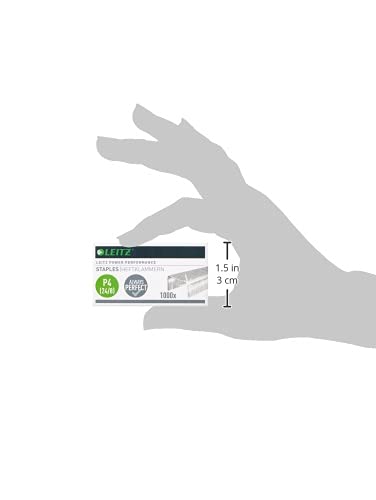 Leitz Staples Zinc-Plated, 24/8mm, 1000pc. , stainless steel