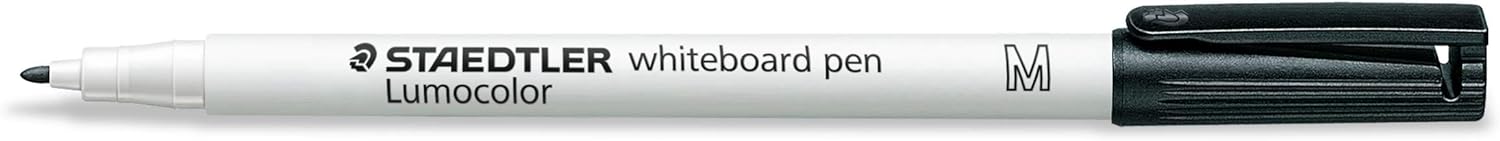 Staedtler Lumocolor Whiteboard Pen - Black (Box of 10