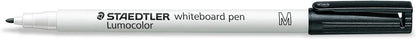 Staedtler Lumocolor Whiteboard Pen - Black (Box of 10