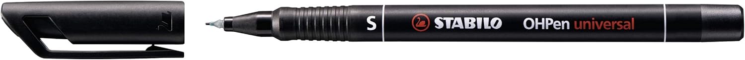 OHP Pen - STABILO OHP Pen Permanent - Superfine - Wallet of 4 - Assorted Colours