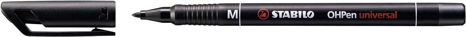 STABILO Overhead Pen OHPen universal - Permanent Medium - Pack of 10 - black