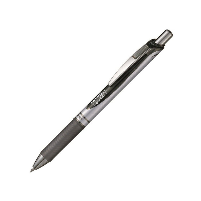 Pentel EnerGel Gel Rollerball Pen with Push Mechanism 0.7 mm Black | schwarz