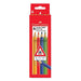 Faber Castell "Jumbo Grip" Coloured Pencil (Set of 6