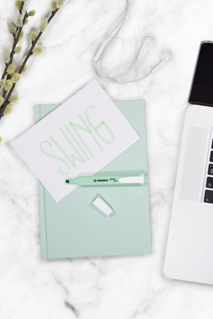 Highlighter - STABILO swing cool Pastel - Pack of 4
