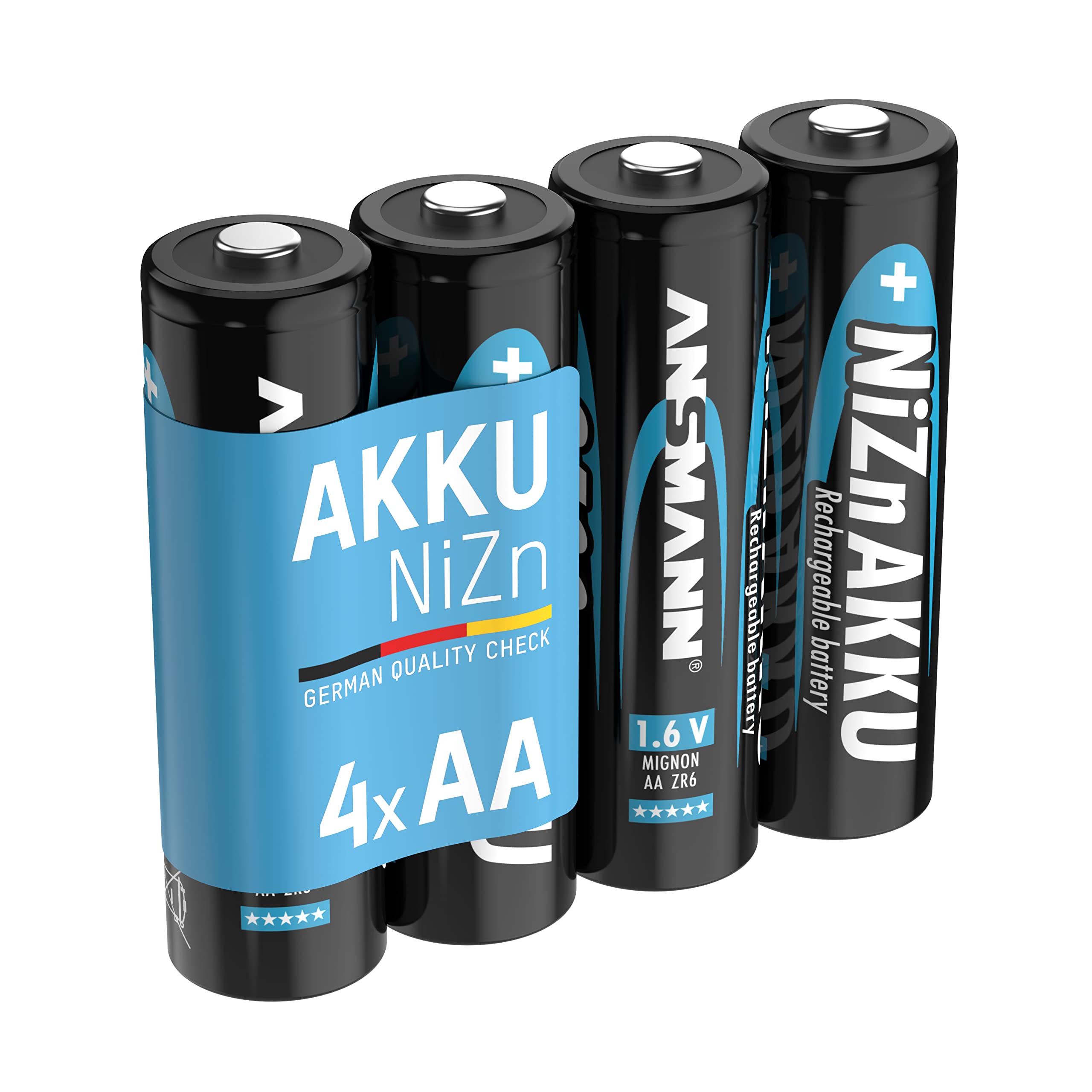 Ansmann 1322-0005 1500 mAh Mignon AA Battery (Pack of 4)