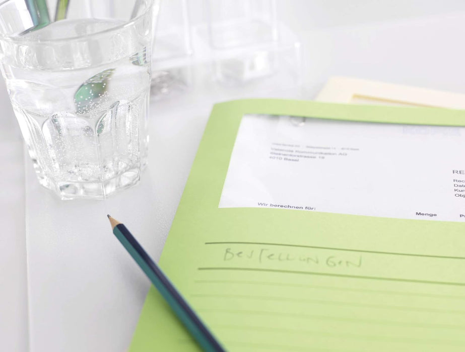 ELCO Ordo Classico 220x310 mm 120GSM Paper Folder with Printing and 180x100 mm Window (Box of 100) - Bright