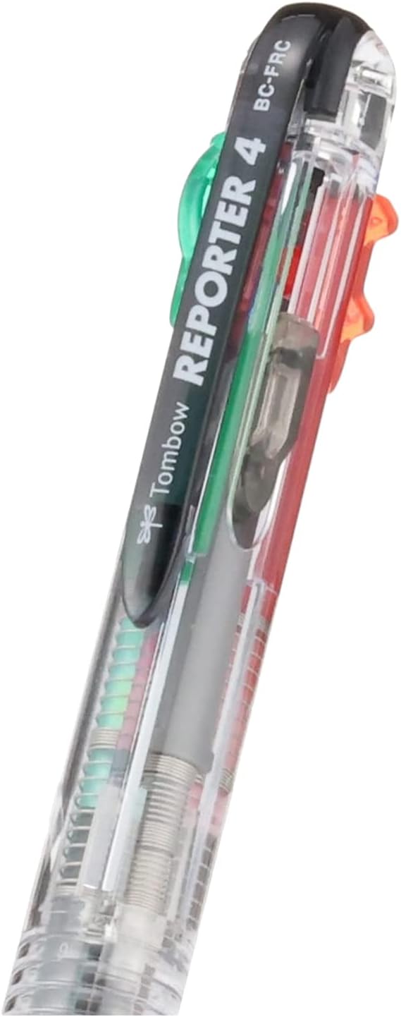 Tombow Reporter Ballpoint Pen - Clear Barrel