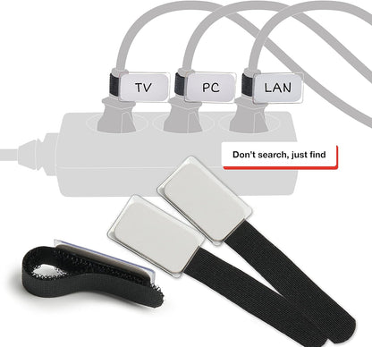 LABEL THE CABLE LTC MINI TAGS - Schwarz Kabelhalter 2510