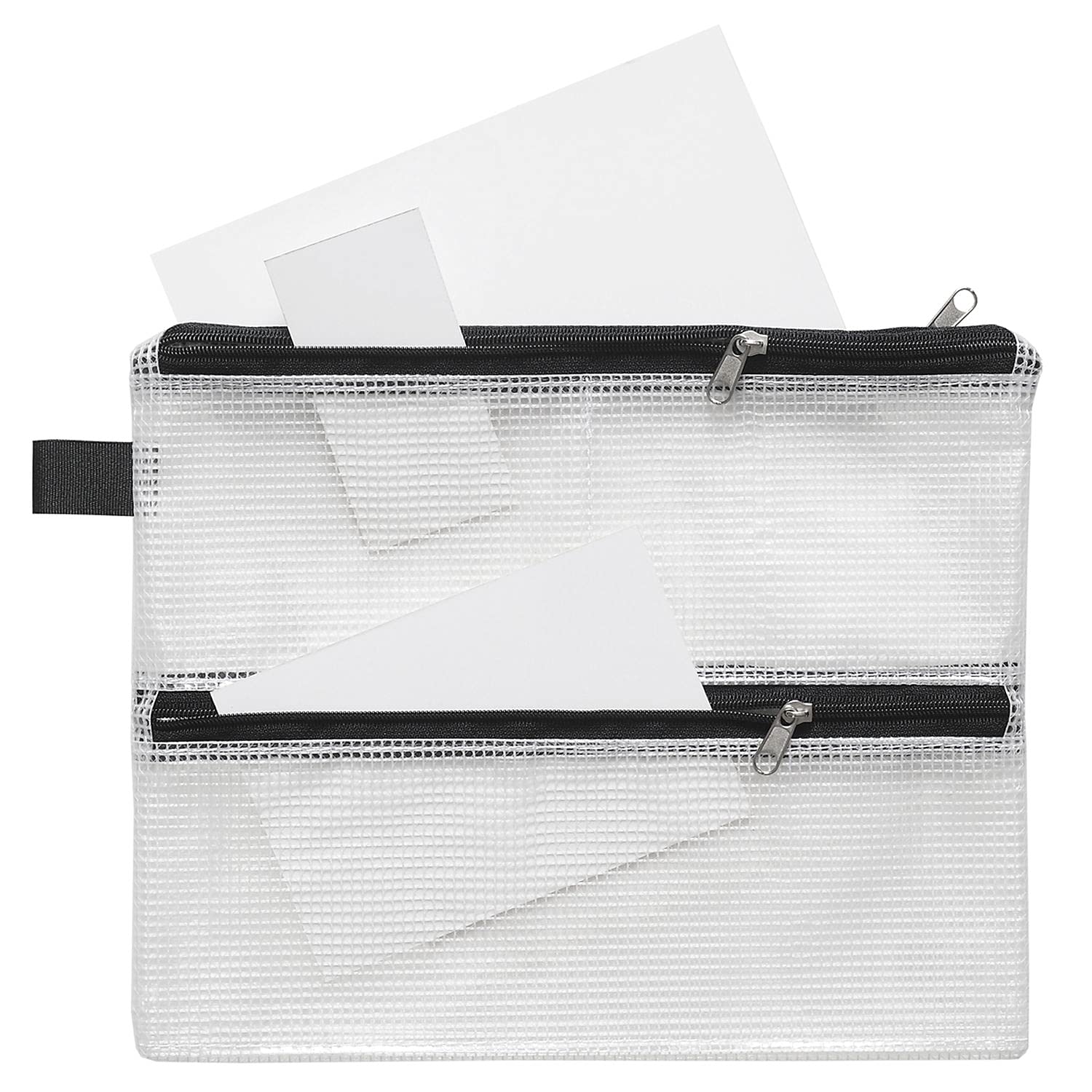 FolderSys 40444-30 4-Compartment Zip Bag A5