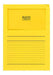 ELCO Ordo Classico 220x310 mm 120GSM Paper Folder with Printing and 180x100 mm Window (Box of 100) - Bright Yellow