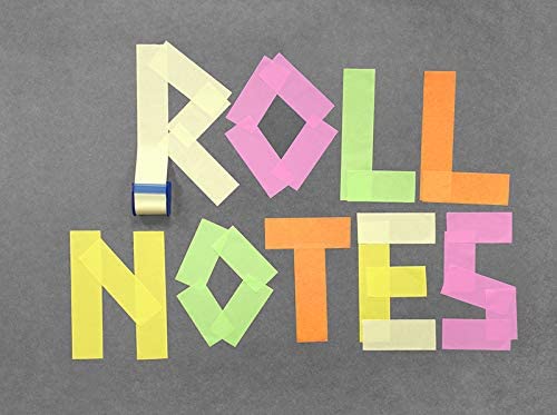 inFO Notes Sticky Note Roll/Roll Notes Refill Brilliant Green