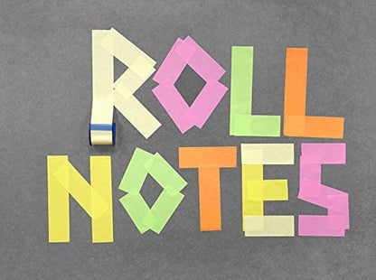 inFO Notes Sticky Note Roll/Roll Notes Refill Brilliant Green