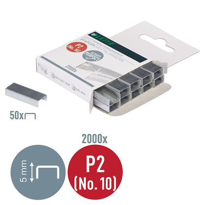 Leitz 55771000 P2 No. 10 Staples Pack of 2000