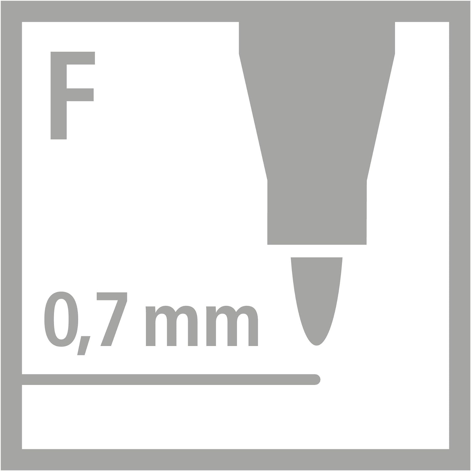 Folienstift - STABILO OHPen universal - permanent fein - 10er Pack