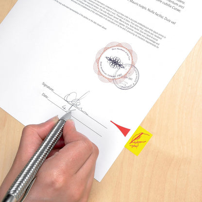 Post-it Sign Here Index Pack of 50 W25mm Ref 680-9