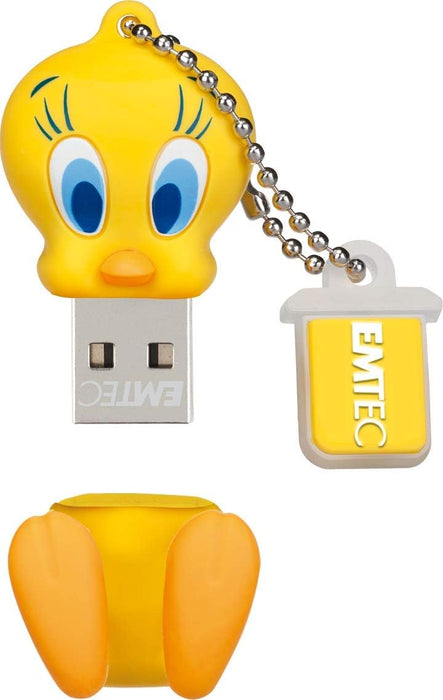 Clé USB Emtec compatible L100 Looney Tunes Titi 16Go USB 2.0 (Jaune)