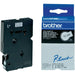 Brother - Black, white - Roll (0.9 cm) 1 cassette(s) laminated tape - for P-Touch PT-15, PT-20, PT-2000, PT-3000, PT-500, PT-5000, PT-6, PT-8, PT-8E
