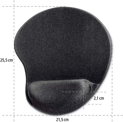 hama Mauspad Ergonomic schw