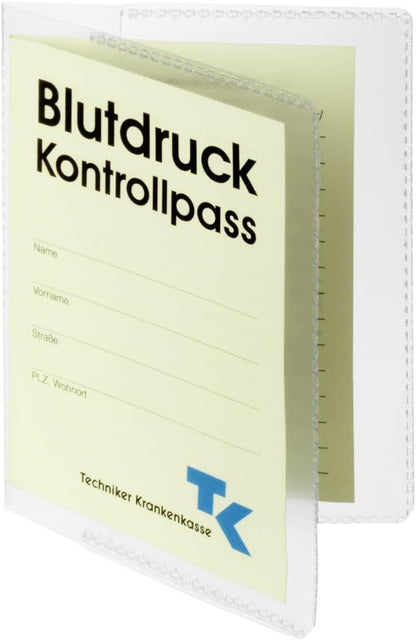 Durable 213819 Double Covers for DIN A7 (148 x 105 mm) Documents Pack of 10 Transparent