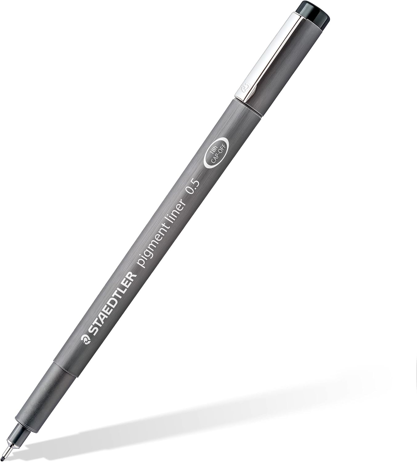 STAEDTLER ‎308 SB6P Pigment Liner Fineliner Pens with Assorted Line Width - Black (Set of 4 + 2 Free