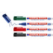 edding 8400 CD/DVD/BD marker - multi-coloured - 4 pens - fine round nib 0.5-1 mm - for permanent labelling of CDs, DVDs and Blu-Ray Discs
