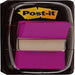 Post-it Index Medium Plastic Dispenser - Purple (Pack of 50