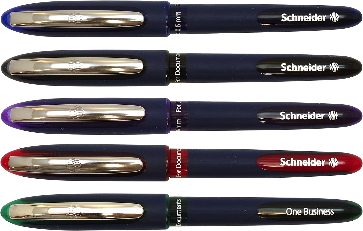 Schneider One Business Rollerball Pen (Indelible, 0.6 mm Ultra Smooth Tip