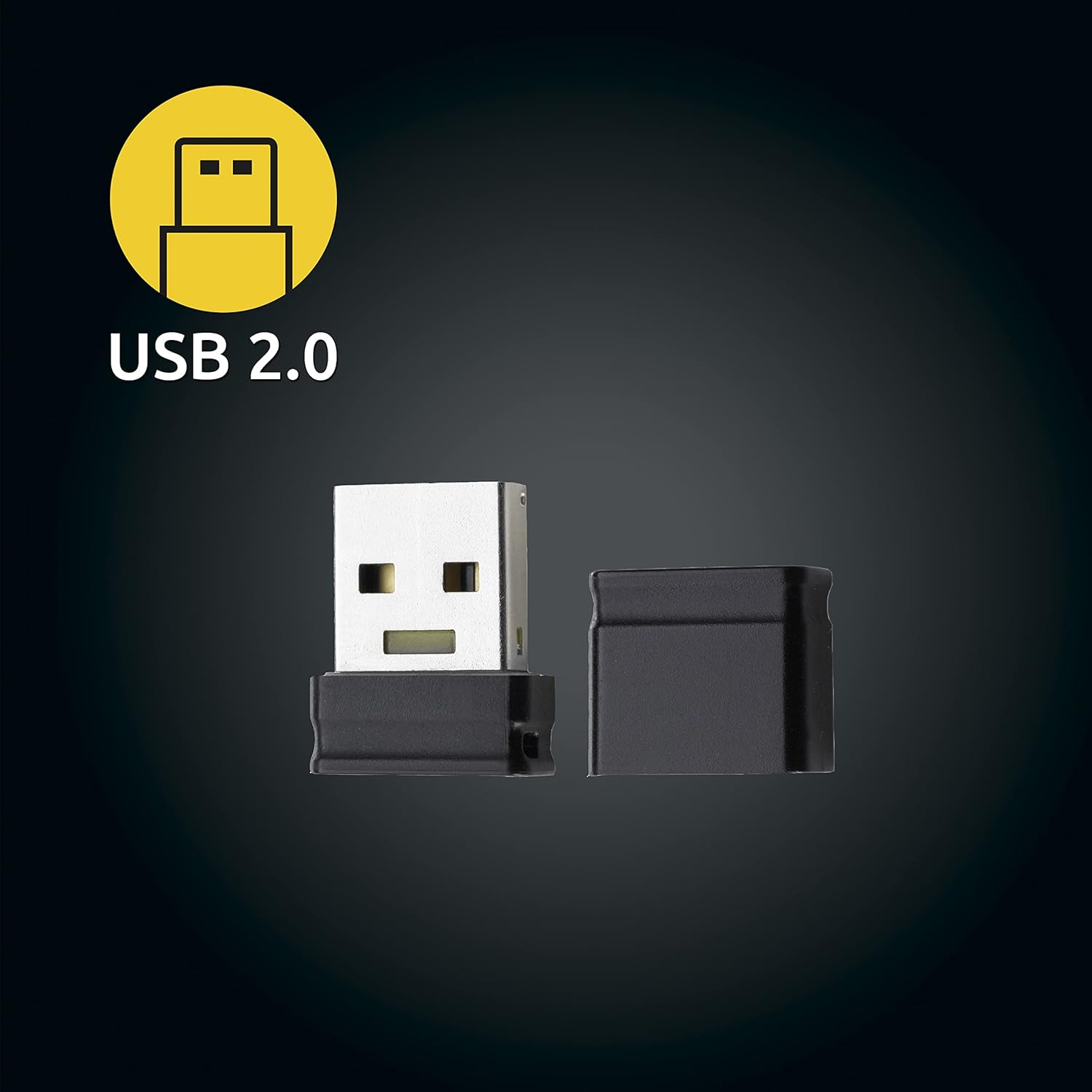 Intenso 3500450 Micro Line 4 GB USB-Stick USB 2 schwarz, 4GB - USB 2.0