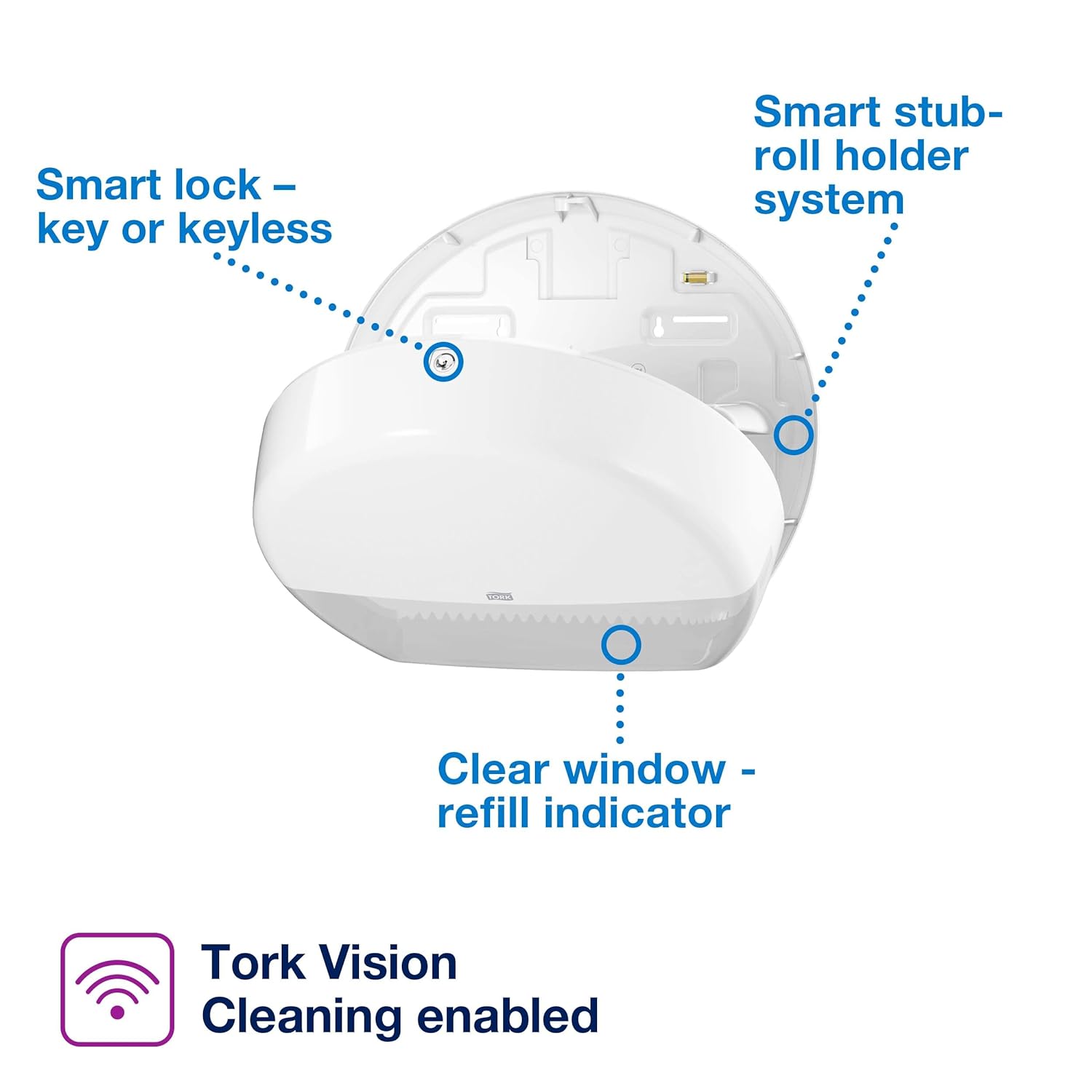 Tork Toi-Sp. St-Set Jumbo weiB