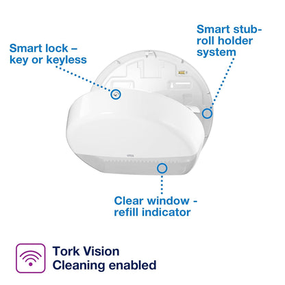 Tork Toi-Sp. St-Set Jumbo weiB