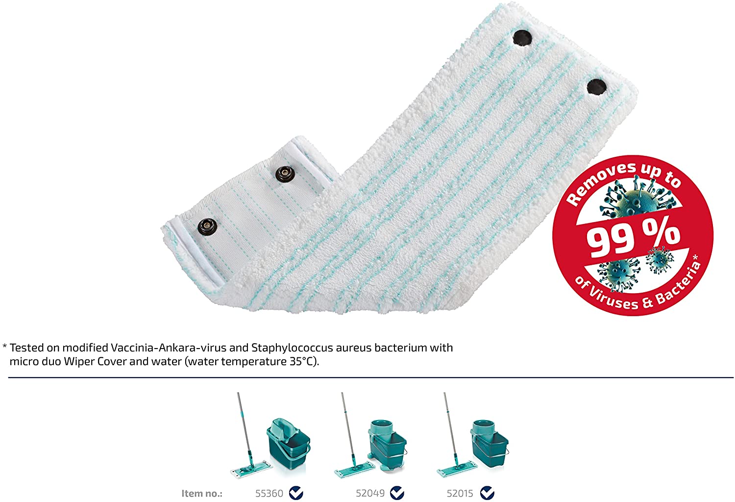 Leifheit - Vervangingsdoek Clean Twist Xl