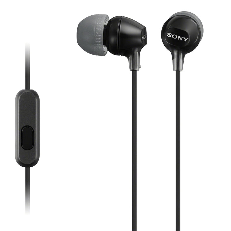 Sony MDR-EX15AP Earphones with Smartphone Mic and Control