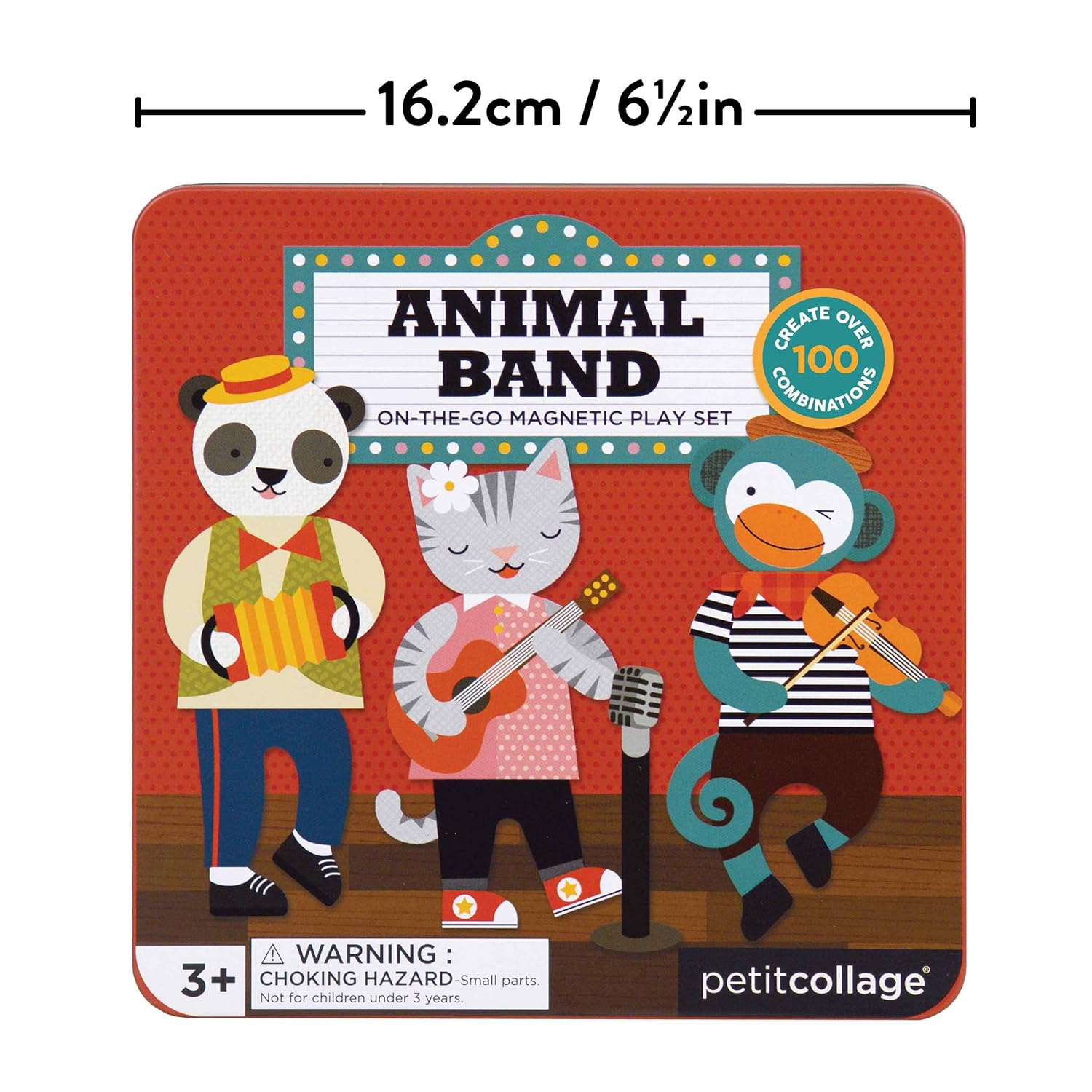Petit Collage | Magnetic | Play On The Go Animal Band