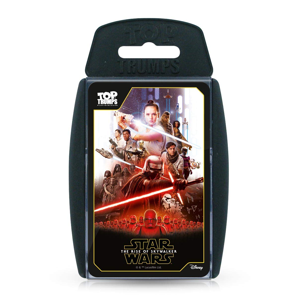 Top Trumps Star Wars Episodio IX The Rise of Skywalker Specials Juego de cartas, juega con Chewbacca, Rey, General Hux y Kylo Ren, educativo para 2 jugadores en adelante es un gran regalo para mayores