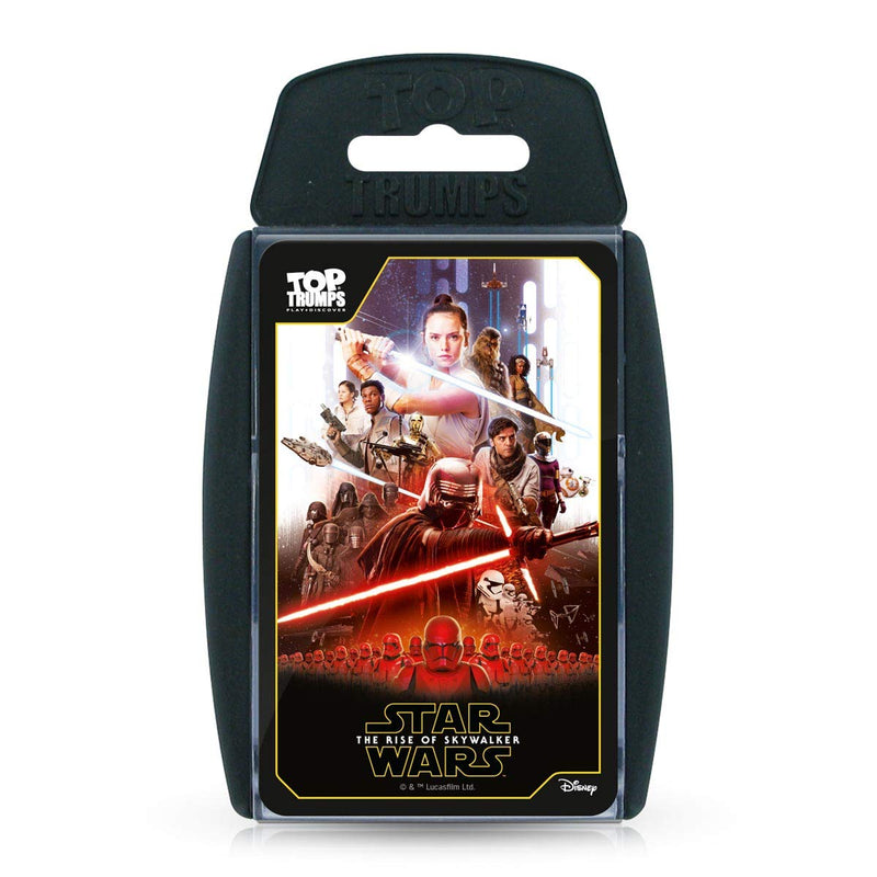 Top Trumps Star Wars Episodio IX The Rise of Skywalker Specials Juego de cartas, juega con Chewbacca, Rey, General Hux y Kylo Ren, educativo para 2 jugadores en adelante es un gran regalo para mayores
