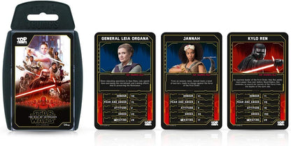 Top Trumps Star Wars Episodio IX The Rise of Skywalker Specials Juego de cartas, juega con Chewbacca, Rey, General Hux y Kylo Ren, educativo para 2 jugadores en adelante es un gran regalo para mayores