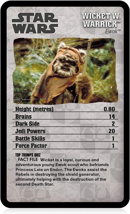 Top Trumps Star Wars Episoden 4–6 Specials Kartenspiel, Spielen mit Luke Skywalker, Darth Vader, Emperor Palpatine und Obi-Wan Kenobi, pädagogisch für 2 Spieler und ein tolles Geschenk für Kinder ab 6