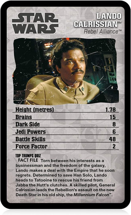 Top Trumps Star Wars Episoden 4–6 Specials Kartenspiel, Spielen mit Luke Skywalker, Darth Vader, Emperor Palpatine und Obi-Wan Kenobi, pädagogisch für 2 Spieler und ein tolles Geschenk für Kinder ab 6