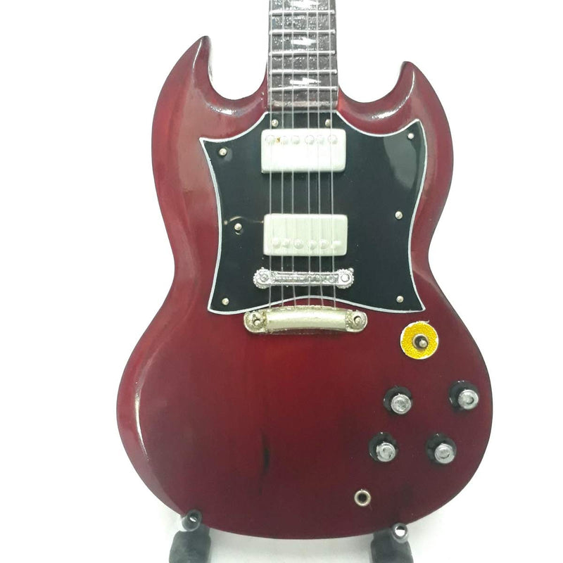 Mini Chitarre Da Collezione Replica In Legno - Ac /Dc - Angus Young
