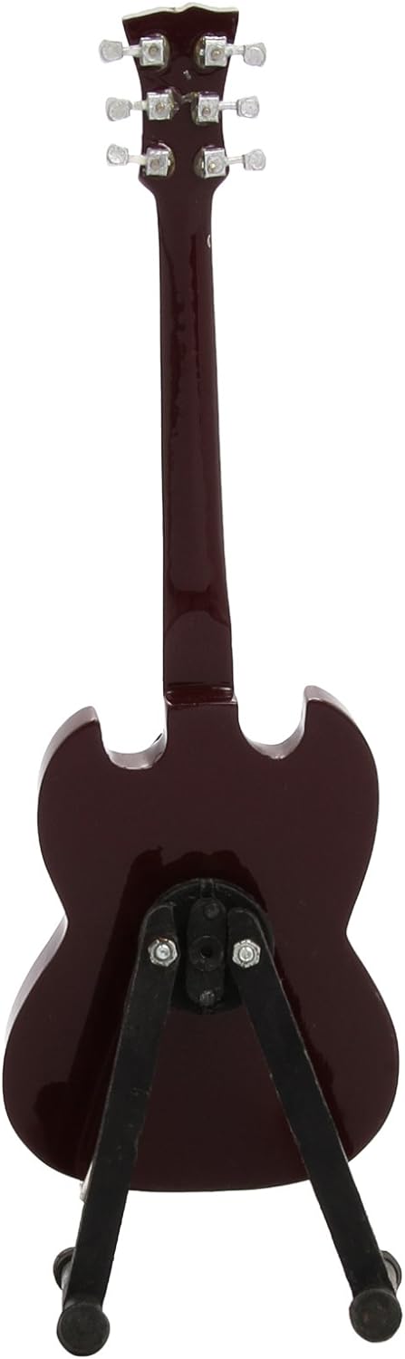 Mini Chitarre Da Collezione Replica In Legno - Ac /Dc - Angus Young