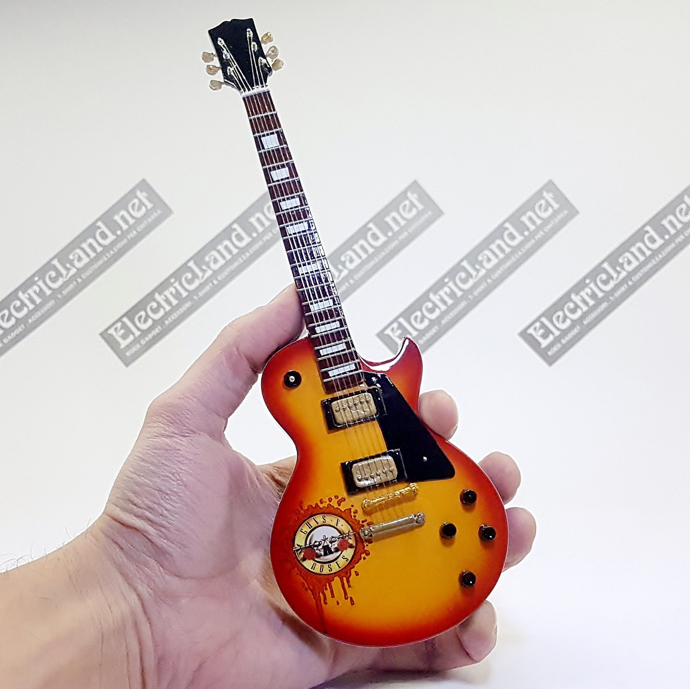SLASH GUNS N ROSES Tribute - Replica GIBSON LES PAUL - Exclusive Miniature Guitar