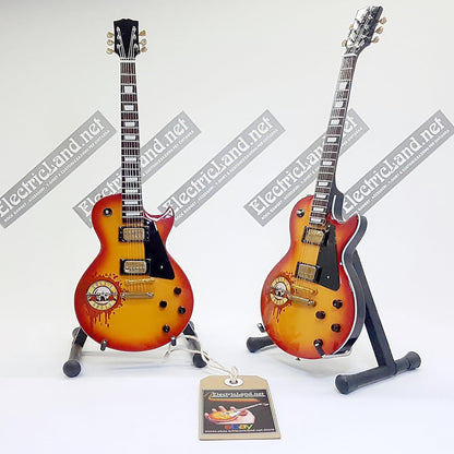 SLASH GUNS N ROSES Tribute - Replica GIBSON LES PAUL - Exclusive Miniature Guitar
