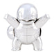 Pokemon EA 25th Celebration 3 Inch Silver Squirtle Figure, Sliver Modern
