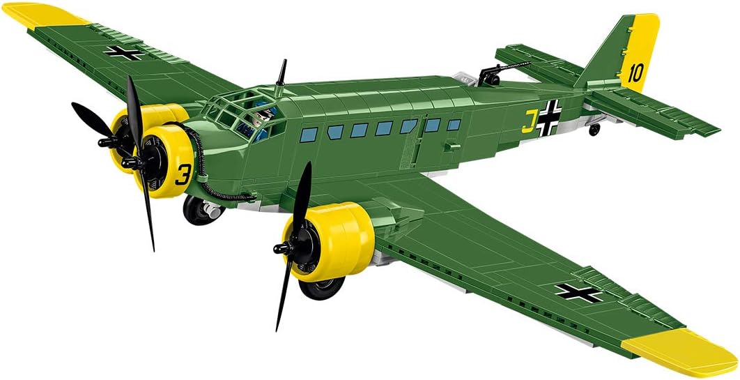 COBI 5710 Junkers JU 52/3M Building Blocks, Green,Yellow