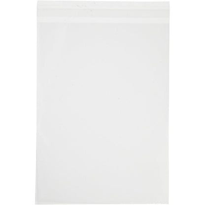Cellophane Bags, W: 16,8 cm, H: 23 cm, 50pcs, 30 micron
