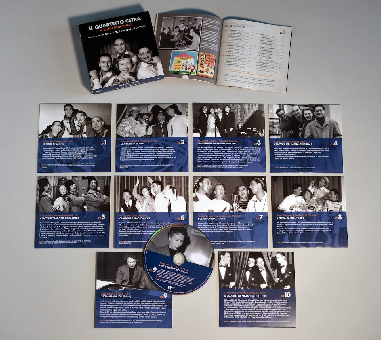 Gli Anni Fonit Cetra in 228 Canzoni (1941 - 1958) (Box t.